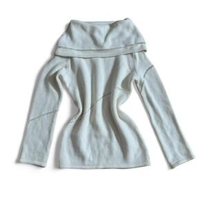 Claude Montana Paris Sweater Women's Size Small Wool Blend Cream Designer 2013